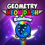 Play Geometry Neon Dash Rainbow now!